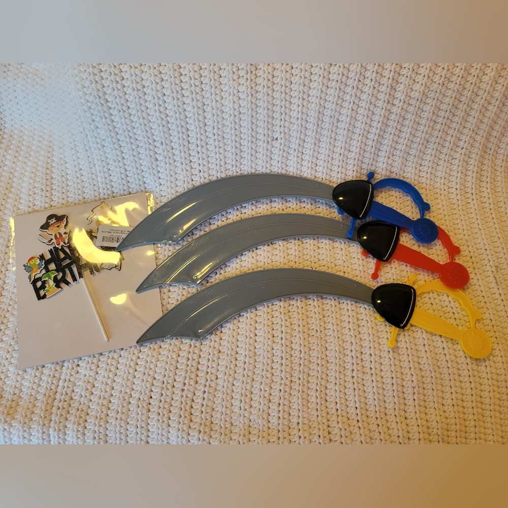 New 12 Plastic Swords